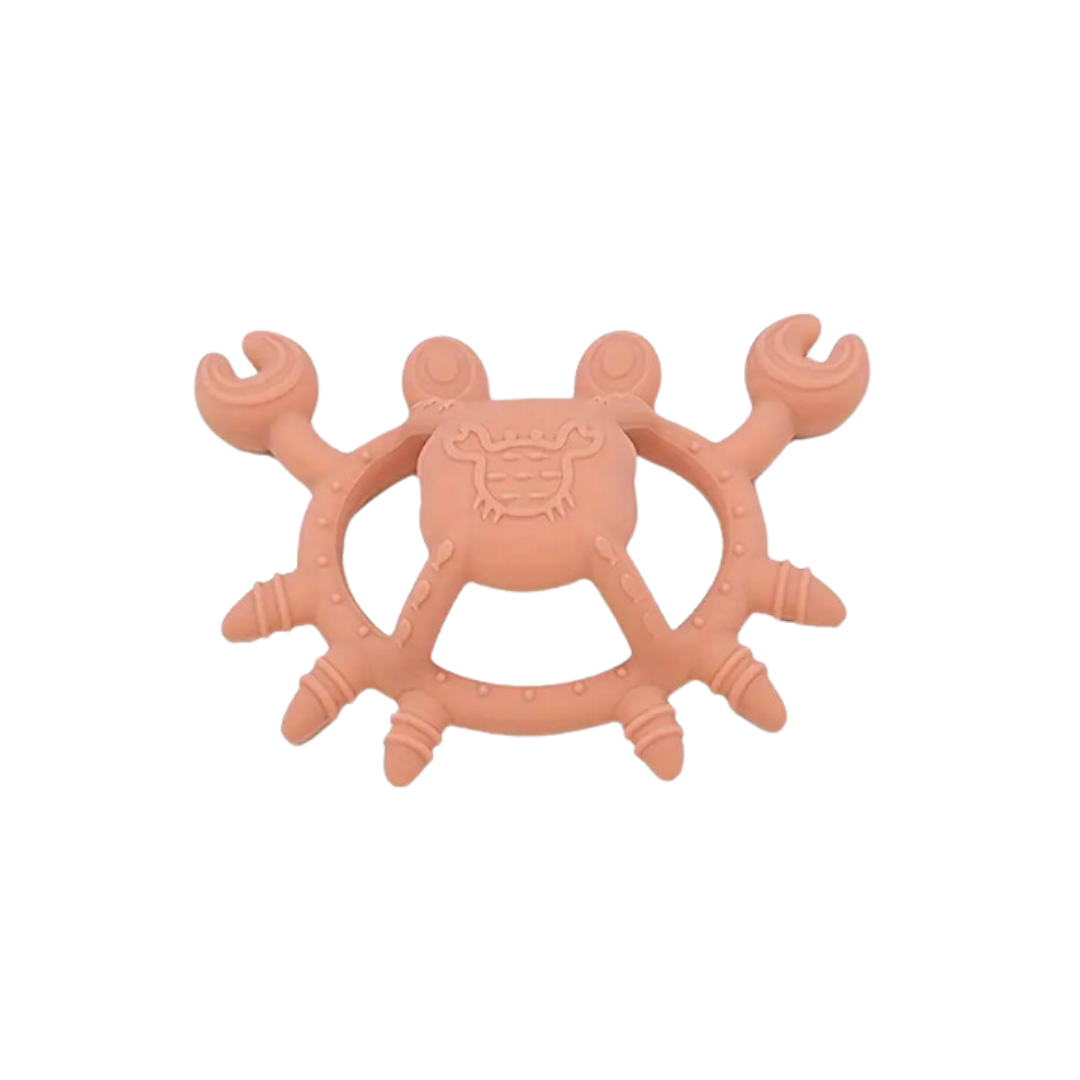 Coral Crab Teether