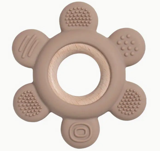 Wooden Silicone Teether