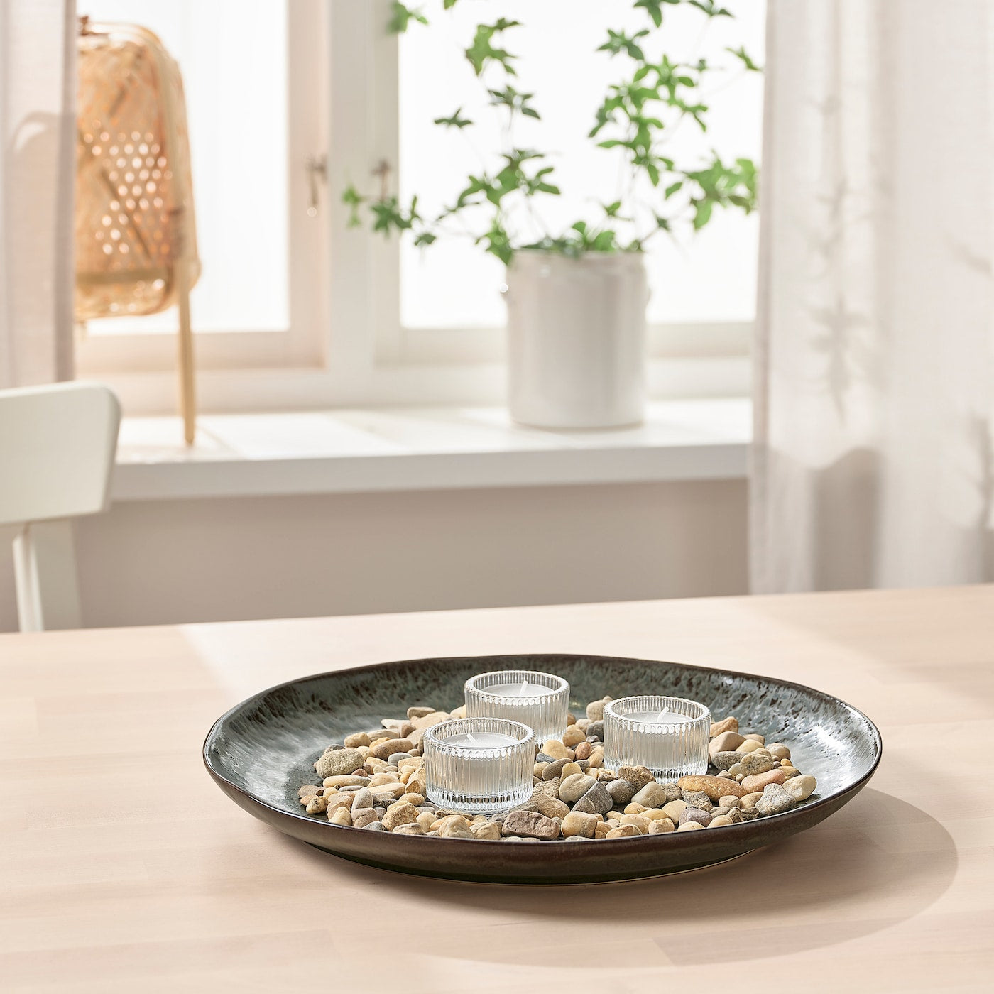 Charcoal Serving Plate