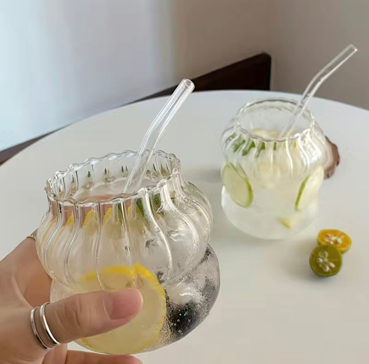 Vintage Style Glass Tumbler
