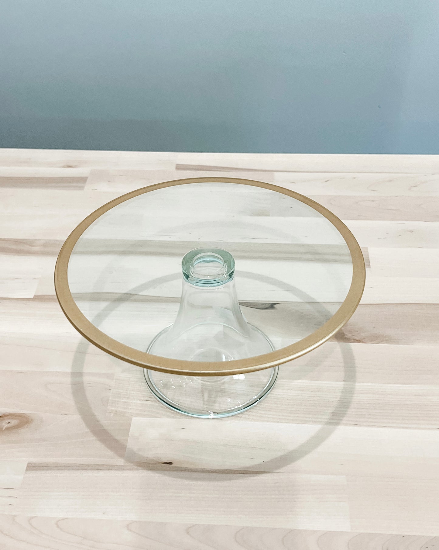 Small Glass Cake Stand