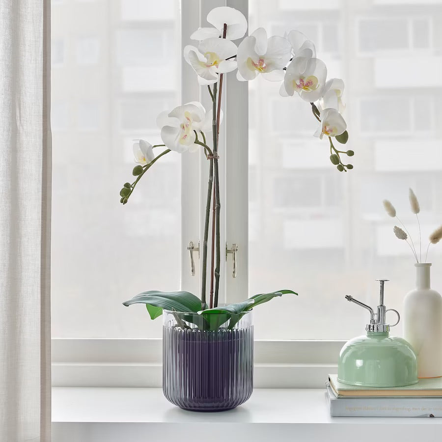 Large Purple Gray Pot
