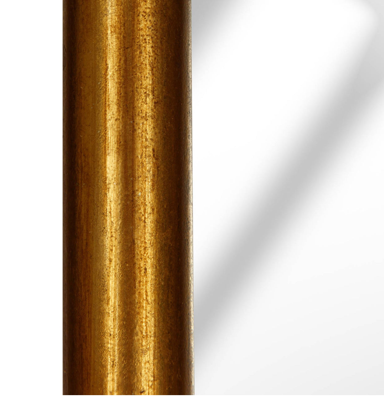 Antique Gold Leaning Mirror
