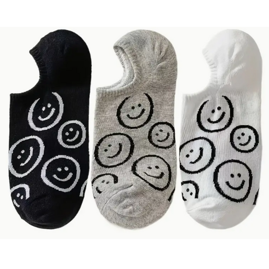 Low Cut Smiley Socks