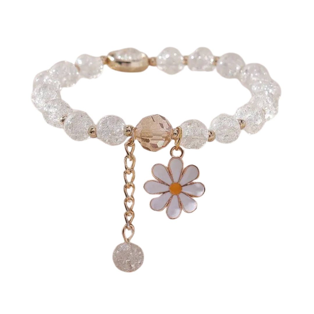 Beaded Daisy Bracelet