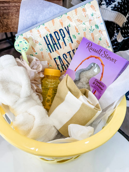 Yellow Easter Basket