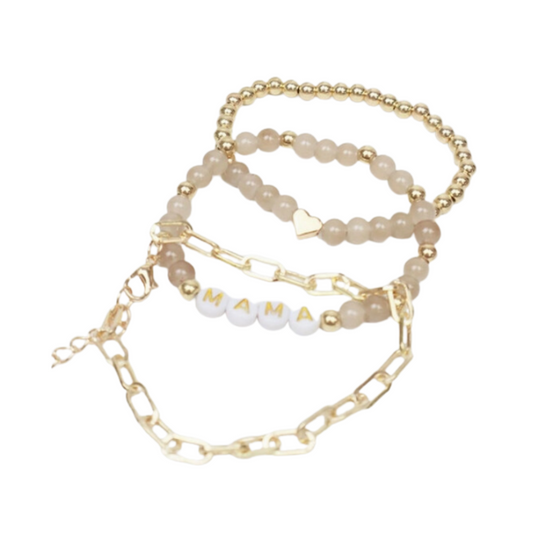 Best Mom Bracelet Set