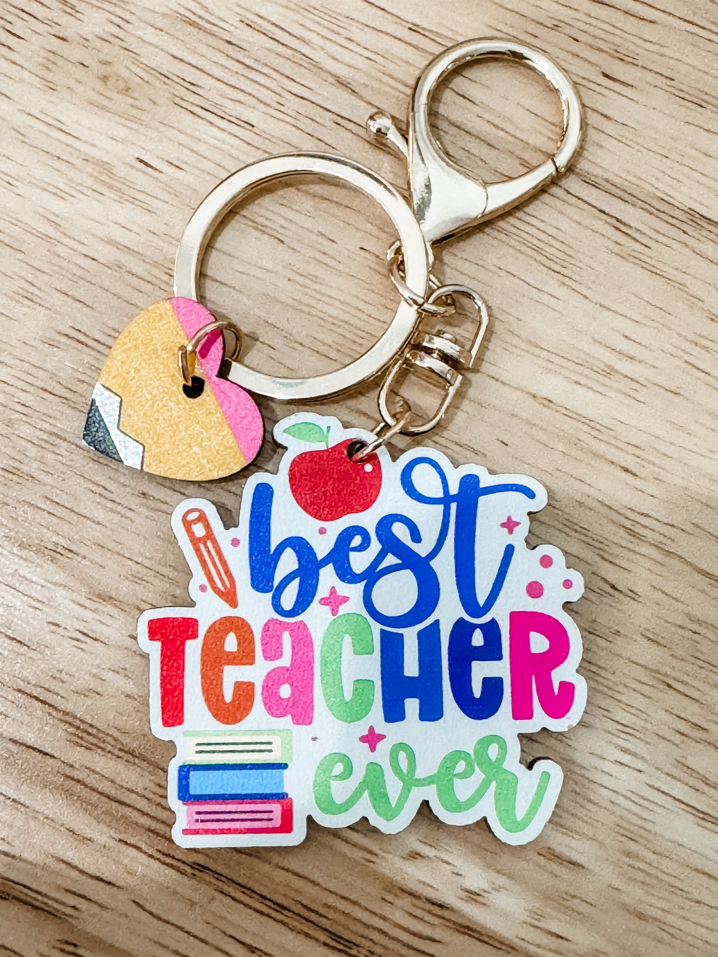 Best Teacher Ever Keychain