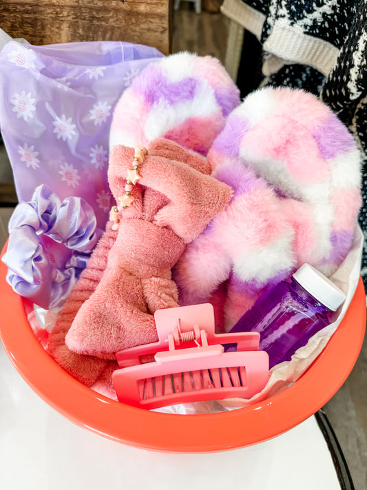 Coral Easter Basket