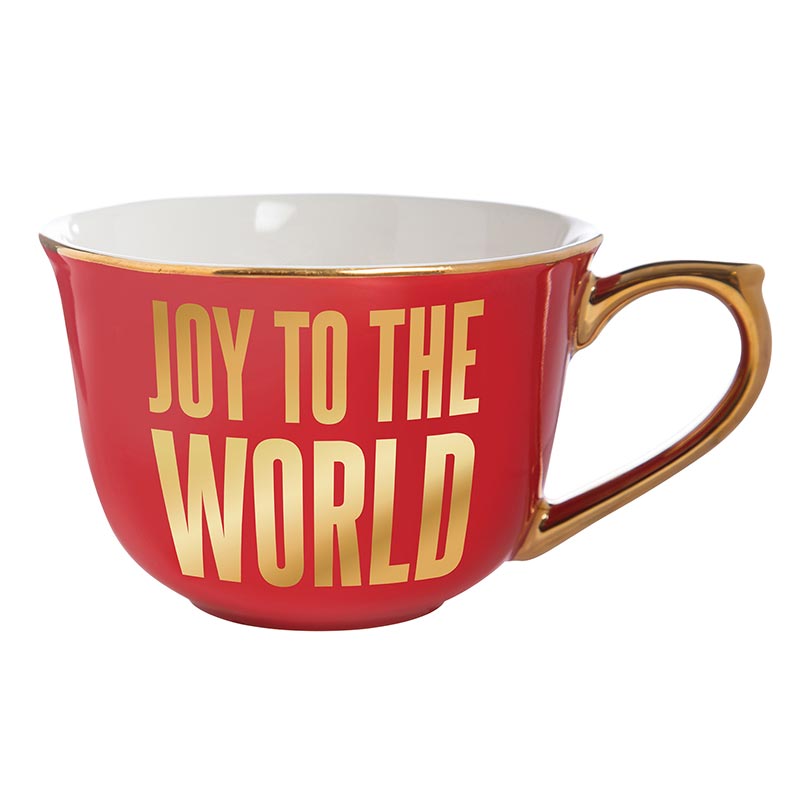 Joy to the World Tea Cup Set