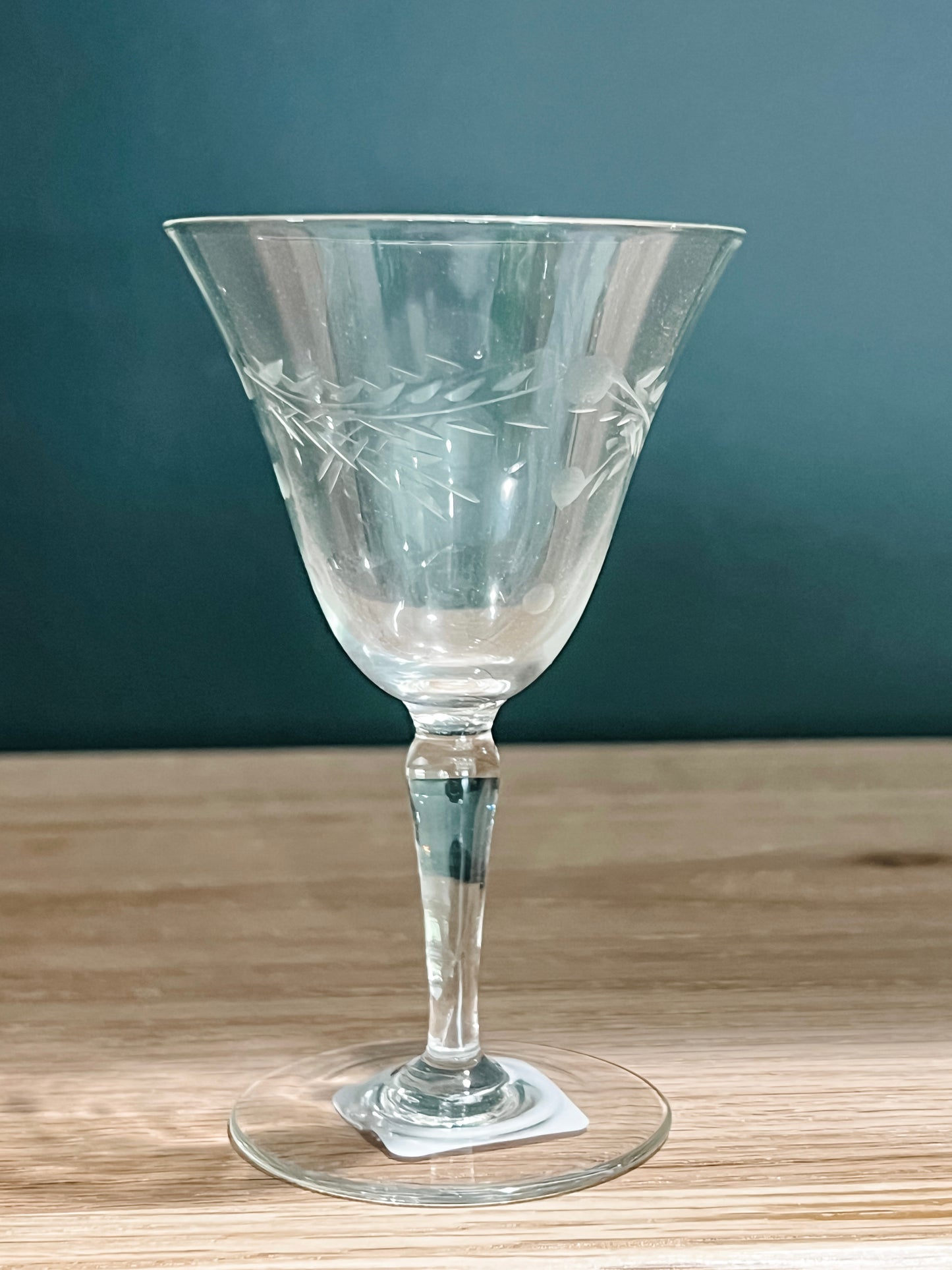 Vintage Etched Liquor Cup